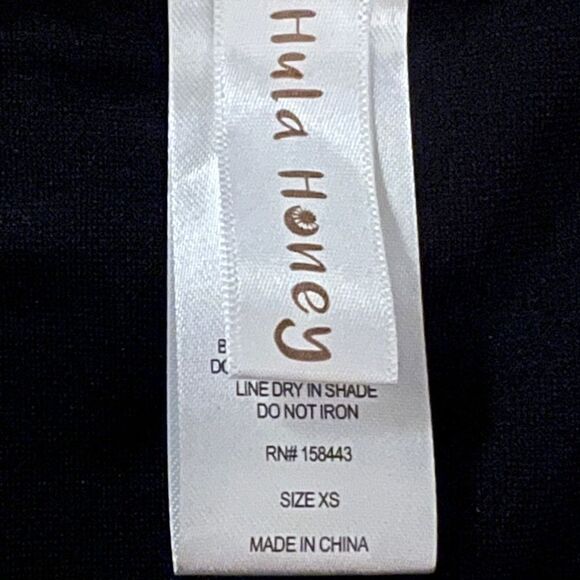 Hula Honey Rose Juniors' Sweet Bloom Hipster Bikini Swim Bottoms XS NWT - Picture 9 of 9